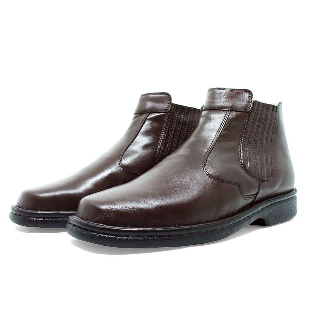 Bota Social Ortopédica Conforto Em Couro Com Amortecedor 351 em promoção! Veja a oferta e mais achadinhos de Botas & Coturnos Masculinos 6 Hoje é o melhor dia para comprar Bota Social Ortopédica Conforto Em Couro Com Amortecedor 351 com aquele preço maroto! Promoção! Aproveite a oferta! 6