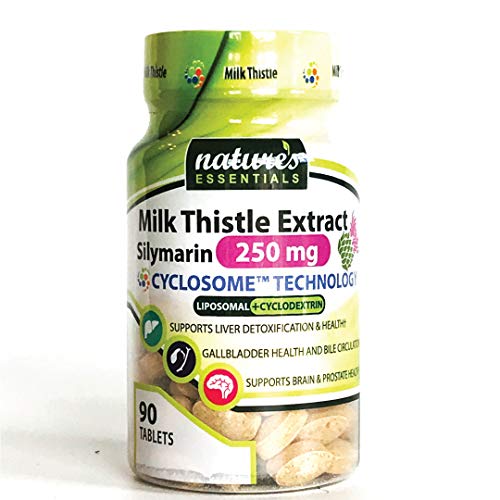 Liposomal Milk Thistle | 250mg per Pill | Full-Spectrum Silymarin| Maximum Absorption Formula | 3 Month Supply | Non-GMO | Gluten-Free | Vegetarian | Lab Certified | USA