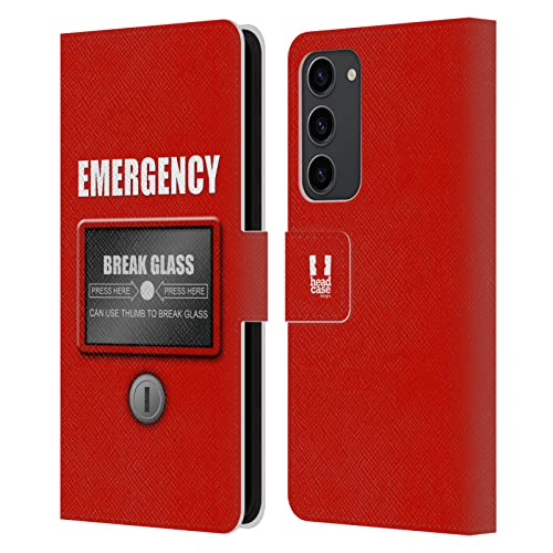 Étui portefeuille Galaxy S23+ 5G Head Case Designs en cuir assortis