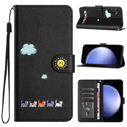 CASAFUNY Galaxy S23 FE P[X蒠^ lC TX MNV[S23 FE gуJo[ {v PUU[ Jo[ MNV[ S23fe Jo[  gуP[X Samsung Galaxy S23 FE 5G P[X 