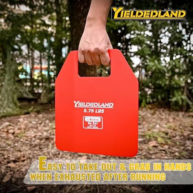 Curved Weight Vest Plates, 5.75/8.75lbs Pairs, Weighted Vest Men Woman, Strength and Endurance Training, Fitness Workouts, Running, Walking