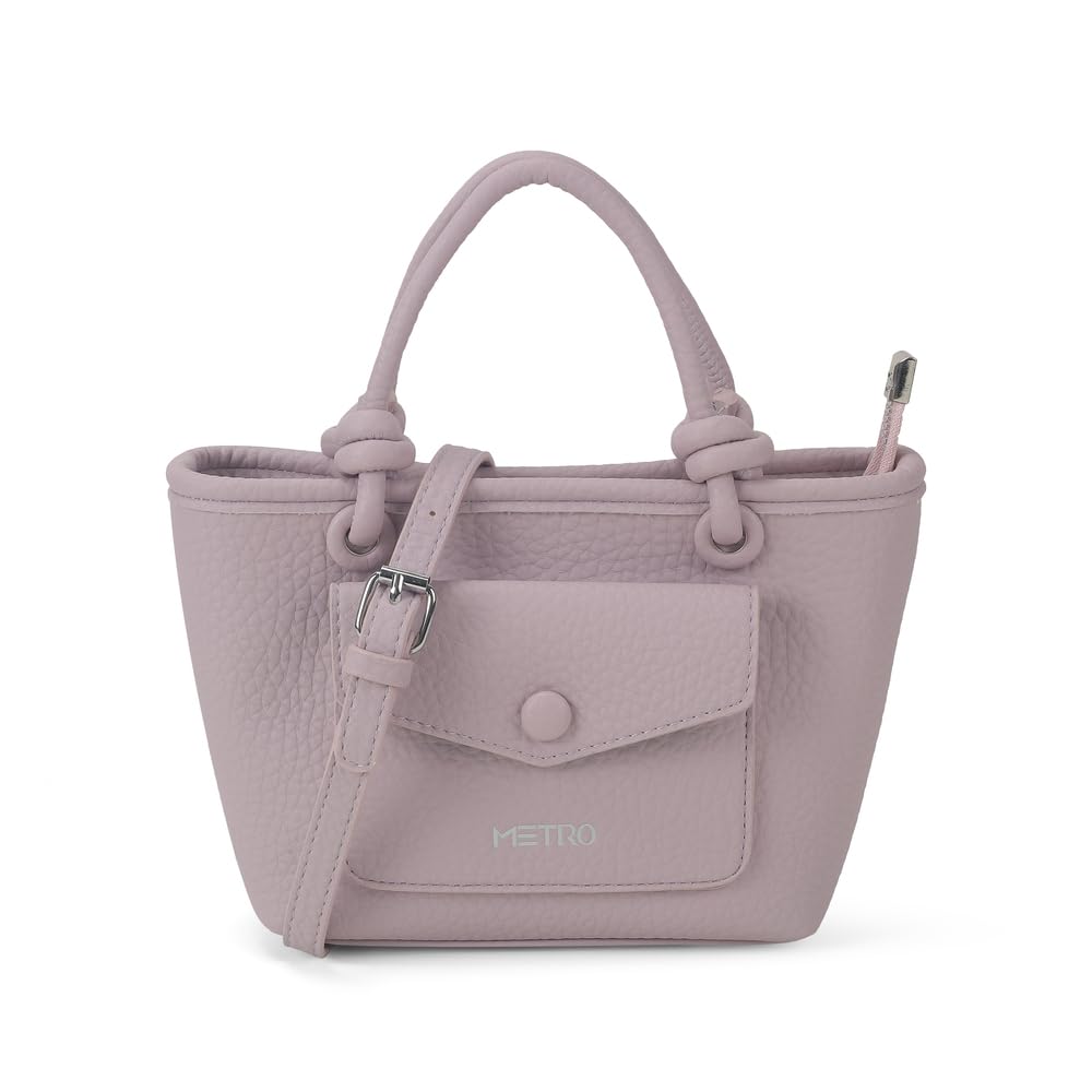 metro Stylish Faux leather Sling with Applique branding and Zipped Closure, Premium Branded lining, Perfect for Casual Use-picture-25