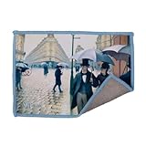 Microfiber Cleaning Cloth for iPad and Touchscreens Paris Street in Rainy Weather Smartie by Lynktec