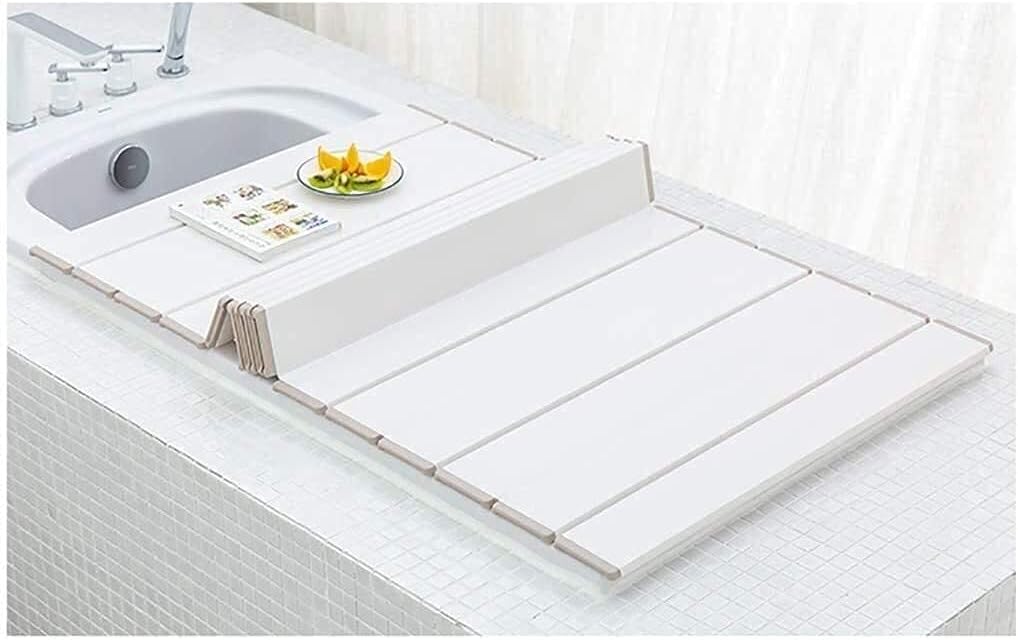 ACCDUER Bathtub Accessories Bathtub Cover,Environmentally Friendly PP for Bathroom,Long Lasting Saves Space Foldable Bathtub Cover Bathtub Tray (Size : 75×159×1cm) : Home & Kitchen