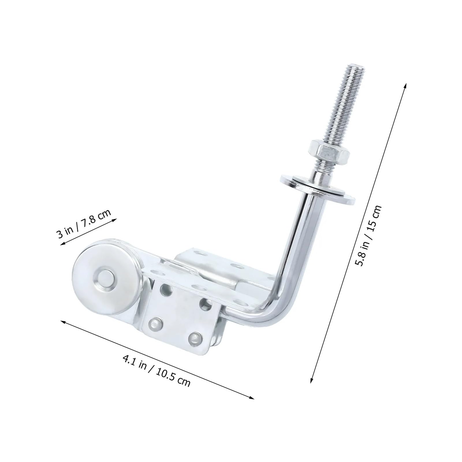 Cerniere regolabili resistenti per porte, 2 pezzi, accessori per mobili durevoli per un funzionamento regolare, ideali per divani e altri mobili