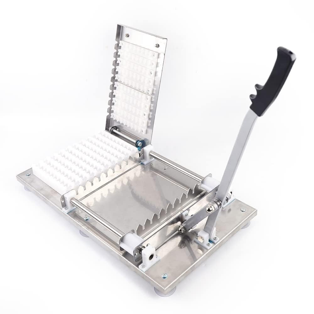 Pincho de acero inoxidable para barbacoa, máquina para hacer cuerdas, multifunción, máquina de carne, brocheta de carne, máquina para hacer brochetas, máquina manual de carne de cordero Satay
