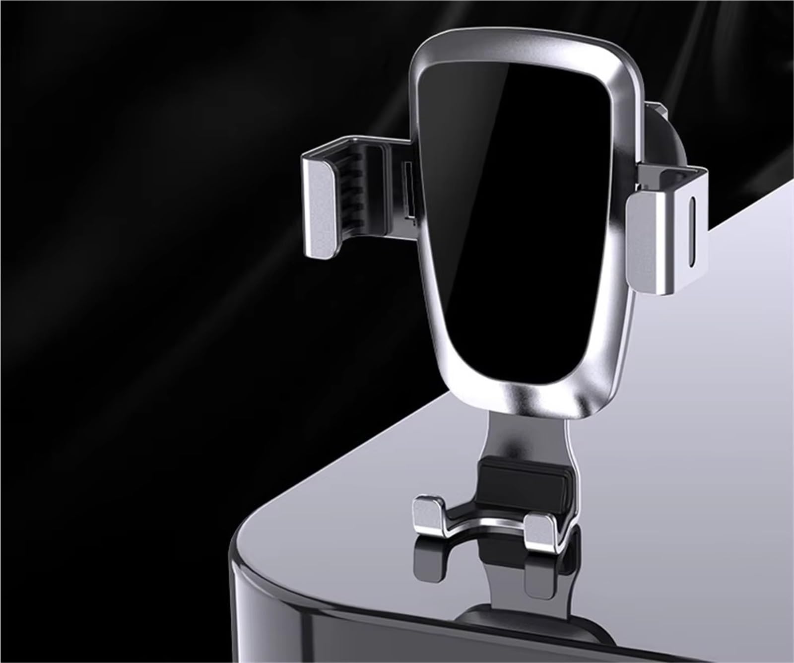 Per Iphone Universale Gravità Auto Telefono Supporto Sfiato Universale Smartphone Auto Supporto Clip Stand Accessori Porta Cellulare Auto(Black)