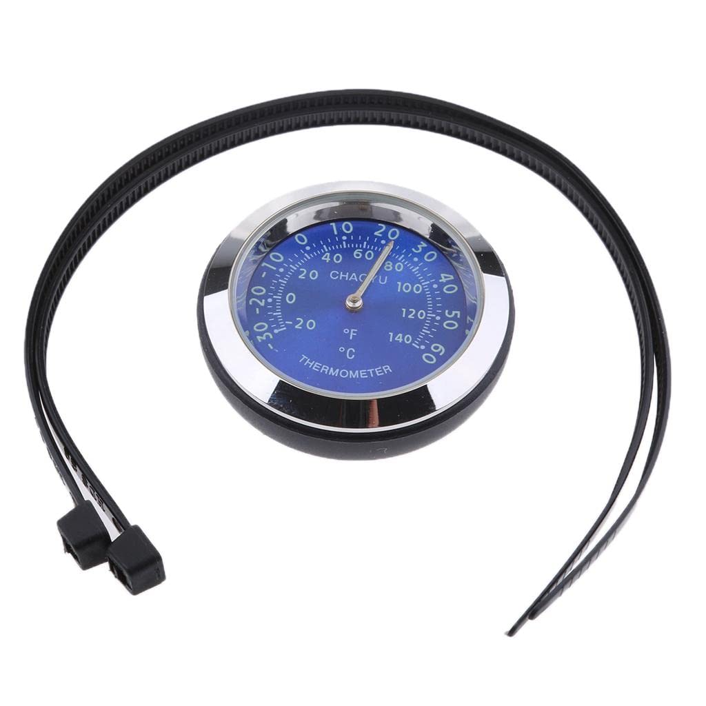 bnf® Motorcycle Bike Dial Clock Watch Thermometer Hygrometer Thermometer Blueother Instruments Gauges Instruments Gauges Motorcycle Parts Parts Accessories-image-24
