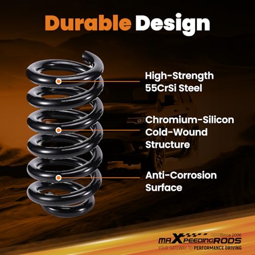 maXpeedingrods 3” Front & 5” Rear Lowering Coil Spring Kit for Chevy C10/GMC C15 1960-1972, Drop Kit - Image 3