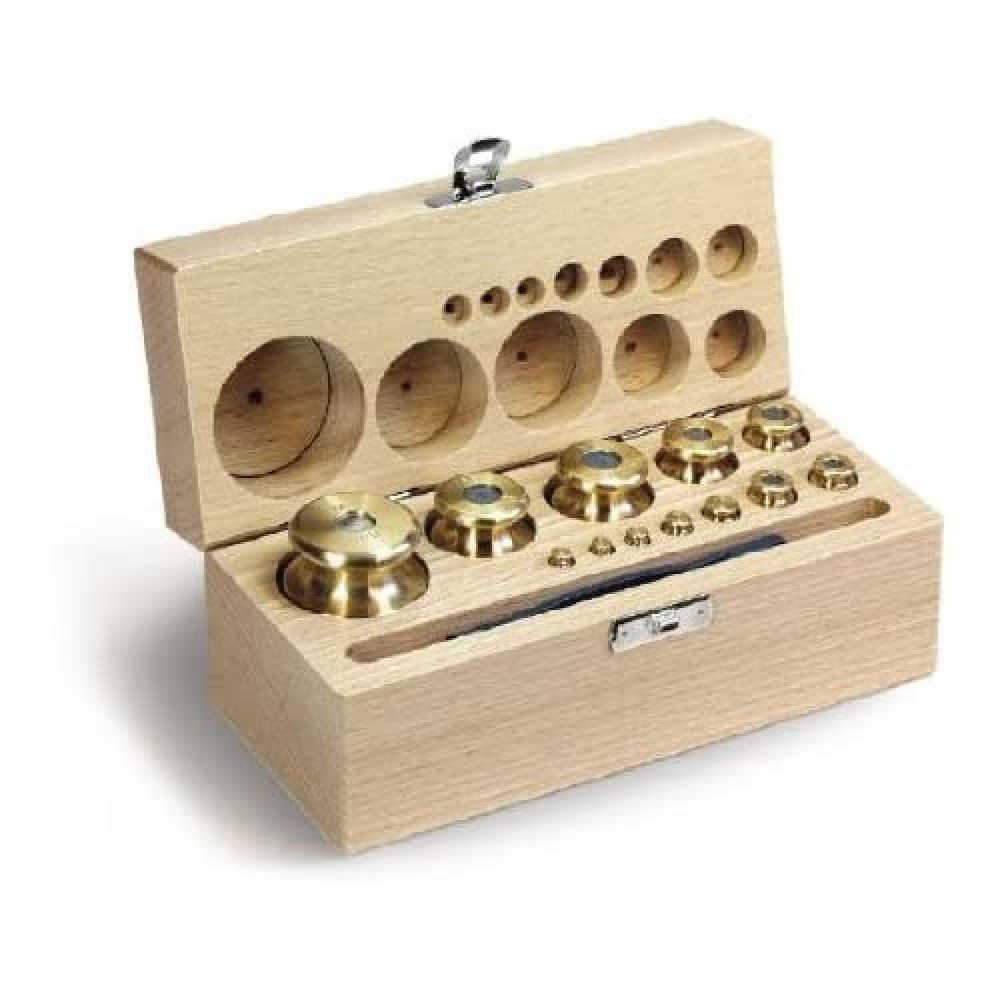 Kern 343-49 1 mg-10 kg M1 Set of Weight Finely Turned Brass Box