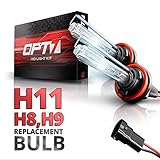 OPT7 2pc Blitz H11 Replacement HID Bulbs [6000K Lightning Blue] Xenon Light