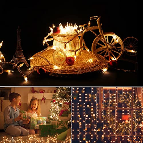 Lidore Clear Christmas Light White Wire String Light 21Ft 100 Count Bright Xmas Tree Indoor Outdoor String Light For Easter Wedding House Party Garden Yard Decor (White, 1 Pack) #TOP5