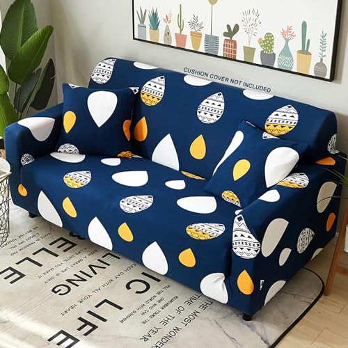 Image of Gurnoor Sofa Cover One 3 Seater and Two 1 Seater Fully Covered Universal 5 Seater for Living Room Non-Slip Sticky Elastic Stretchable Couch Sofa Set Slipcover Protector(Bubble)