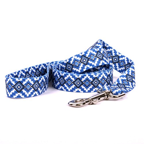 Image of Yellow Dog Design Standard Lead, Aztec Blue, 3 /8 inch x 60 inch (5 ft.)