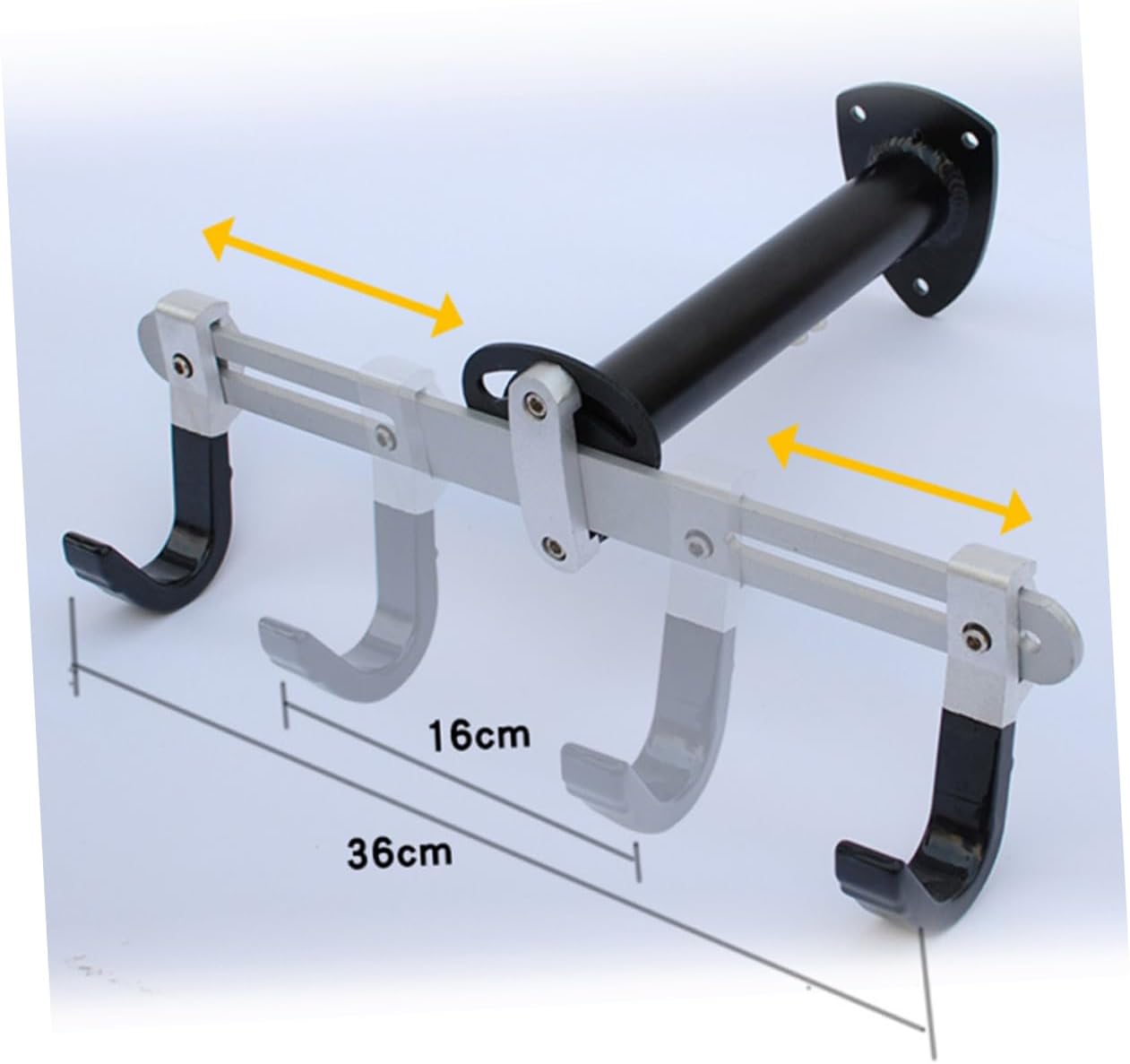 Generic Wall Mounted Bike Hanger Storage System Adjustable Vertical Hook for Indoor Garage Suitable for Boy Girl Balance Bikes Road Coated Protection Solid Construction