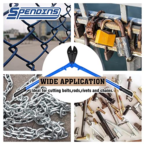 Spendins SDBC Bolt Cutter With Drop Forged Cr-Mo Alloy Steel Blades,With Ergonomic Handle,Heavy Duty Metal Cutter thumb #6