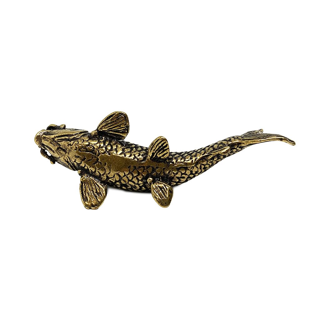Amazon.co.jp: 鯉 こい コイ 淡水魚 カープ 真鍮製 長さ81mm 約86g