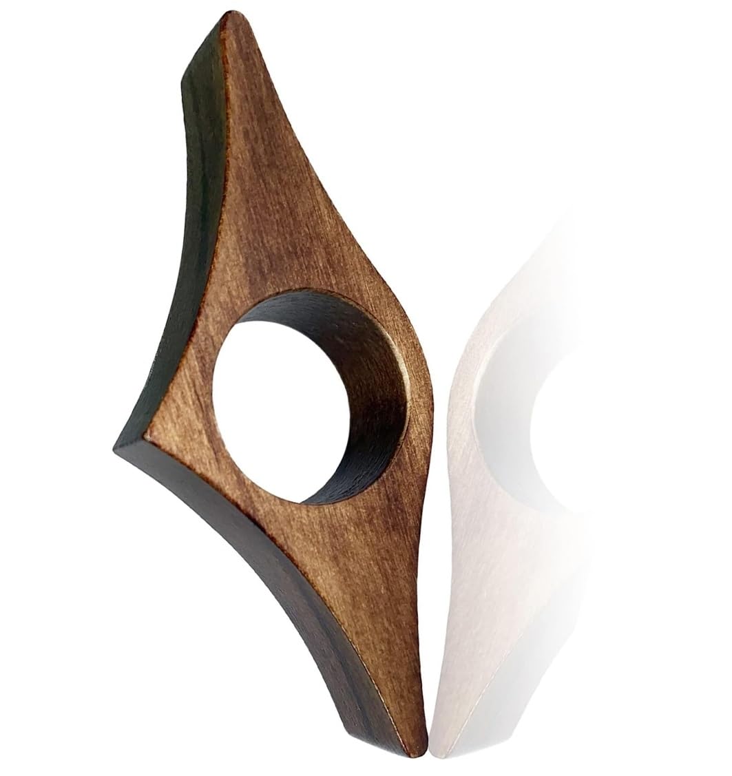 Soporte para páginas de libros de 23 mm, para el pulgar, hecho a mano, de madera de nogal, accesorio de lectura, regalos para amantes de los libros, lectores y profesores