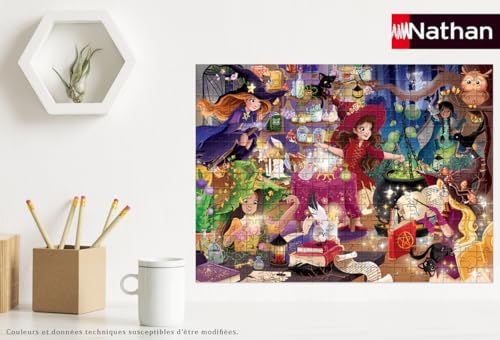 Puzzle 250 pièces : Latelier de sorcellerie Ravensburger Nathan - vue 8