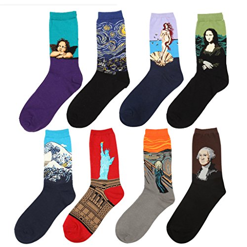 Egyptian Novelty Casual Crew Socks 2 Pairs