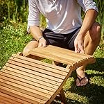Casaria-Sonnenliege-klappbar-Holz-FSC-zertifiziert-320kg-Belastbarkeit-Tragegriff-Kofferfunktion-Garten-Balkon-Terrasse-Geschwungen-Akazie-190x60cm : Aus-Holz-gemacht....