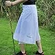 Regenröcke, wasserdicht, Regenrock, 150D Nylon, Regenkilt, Regenbekleidung, Outdoor-Regenrock, Wandern, Freizeitaktivitäten (blau)