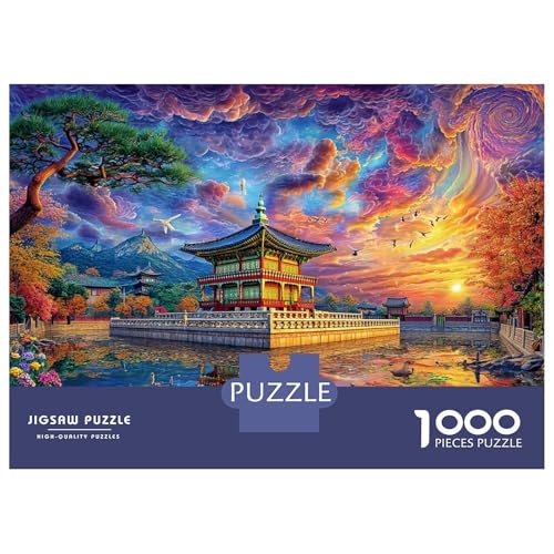 Preisvergleich Produktbild Sungnyemun Puzzle 1000 Teile, Puzzle Impossibile Für Erwachsene, Puzzle Geschicklichkeitsspiel Für Die Ganze Familie 52x38cm / 1000pcs