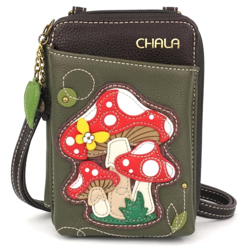 Image of CHALA Wallet Crossbody Cell Phone Purse - Women Faux Leather Multicolor Handbag with Adjustable Strap