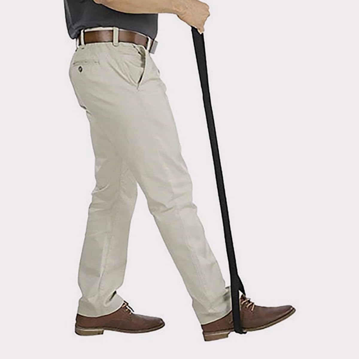 2pcs Polyester Leg Lifters Straps for Elderly Mobility Aid, Portable Household Foot Loop for Daily Use and Outdoor Support