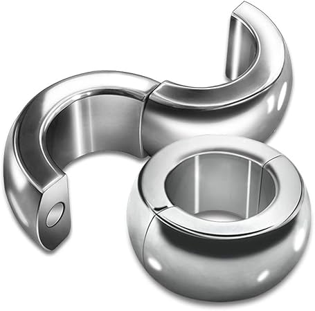 Amazon Co Jp ペニスリング ステンレス鋼 ヘビー デューティ スチール マグネット 吸着 陰嚢 拘束 ペンダント ウェイト トレーニング メタル コックリング 運動ボールストレッチャー陰嚢 男性の貞操デバイス 内径34mm 高さ 60mm ジュエリー