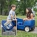 Step2 Wagon for Two Plus, Kids Ride On Toy, Stroller Substitute, Includes Seat Belts, Made of Durable Plastic, Max Weight 75 lbs., For Toddlers 1.5-5 Years Old, Denim Blue