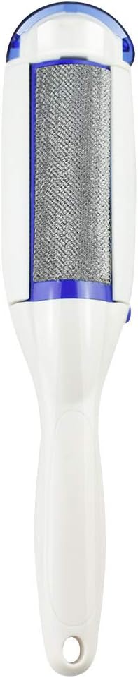 Lint Fur Brush Remover - Removes Pet Fur, Hair, Fuzz, Dust from Clothes, Furniture, Bedding & Car, One-Hand Handled and Self-Cleaning Reusable Travel Lint Fur Brush