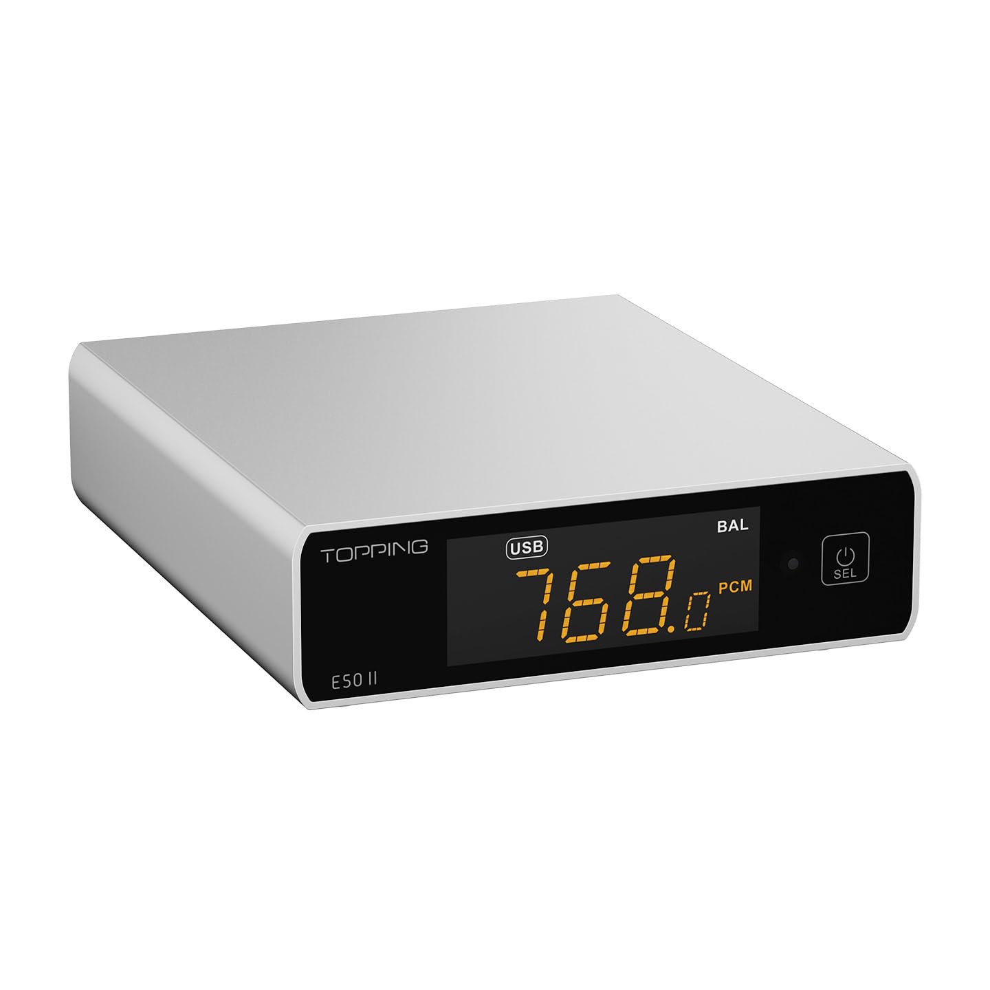 Topping E50 II Mini HiFi DAC AK4497S DSD512 PCM768kHz USB DAC USB-C/coassiale/Opt/BT Ingressi RCA/TRS Uscite Decoder per Home Theater Musica di Gioco