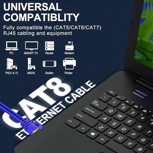 Cable Ethernet Cat8 Rondo 150 pies S/FTP Exterior e Interior miniatura 6