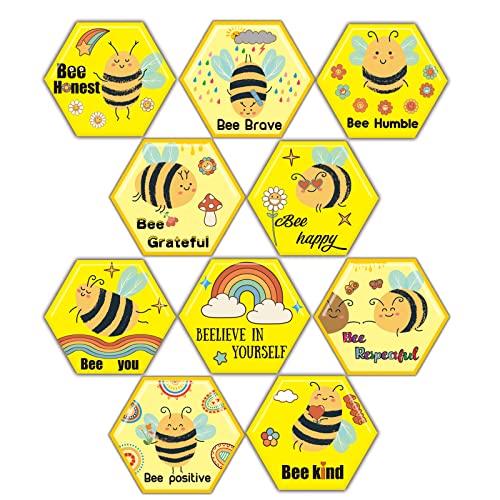 Bee Refrigerator Magnets, Inspirational Locker Magnets, Bee Decor For Home Kitchen Locker Classroom Whiteboard, Motivational Gifts For Daughter Girls #TOP3