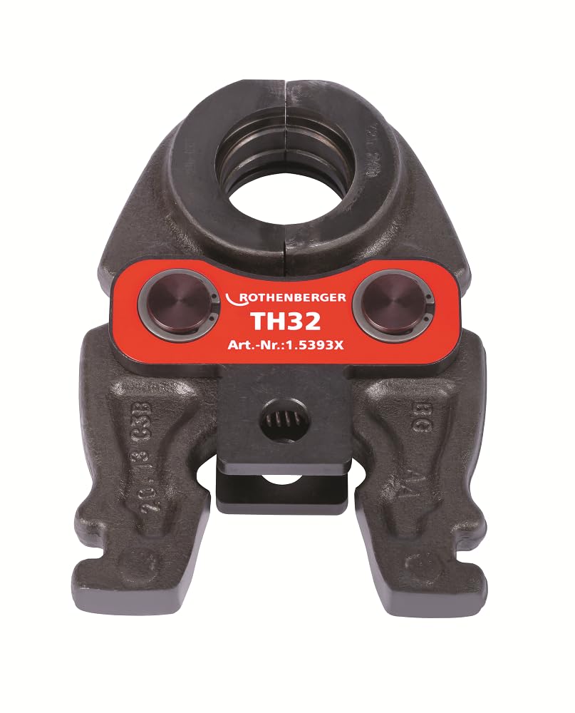 ROTHENBERGER Pressbacke Compact, TH Pressbacken Kontur, 32mm Arbeitsbereich Durchmesser | 015393X | Pressbacke, Presszange, Pressbacke für Pressfittinge