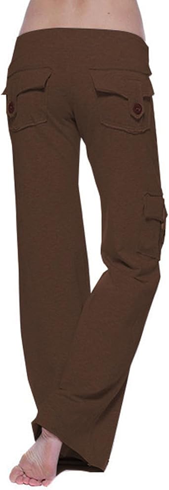 Wide Leg Pants Woman Yoga Pants with Pockets Loose Casual Lounge Sweatpants Leggings Dress Work Flare Yoga Pants