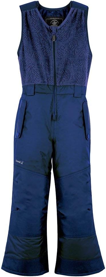 Winter Apparel Kamik Boys and Girls Storm Bib Pant (4) Blue