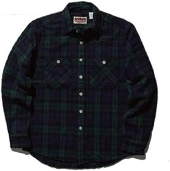 Amazon Camco カムコ フランネル グリーン 緑 長袖シャツ Flannel Shirts ヘビーウエイト 厚手 ボタンシャツ メンズ レディース ユニセックス 古着コーデにも シャツ 通販