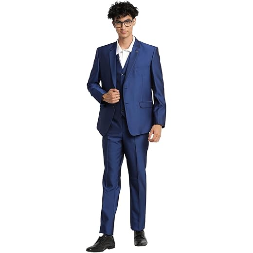 Mens Cotton Dobby Print Full Sleeve Suit