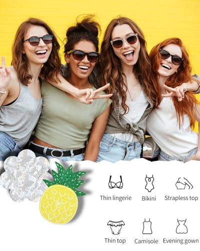 Image of CICKEE Nipple Pasties Black 9 Pairs Rave Pack Nipple Covers Stickers for Rave, Music Festivals, Beach or Daily Wear
