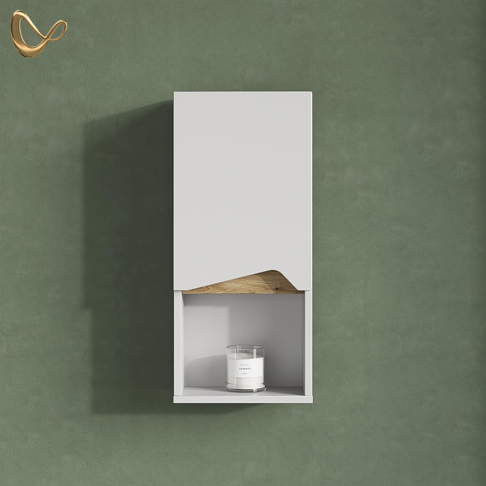Livinity Armoire Murale Timavo, Blanc, 30x67cm