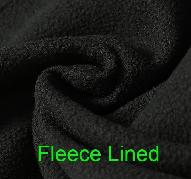 Singbring Women's Outdoor Fleece Lined Cargo Hiking Ski Pants Water-Resistant Windproof Sweatpants with Zipper Pockets - Image 3