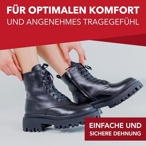 eg-gü Schuhdehner Spray Ecoline - Umweltschonender Shoe Stretcher ohne Aerosol - Effektives Dehnungsspray Schuhe für eine perfekte Passform - 150ml