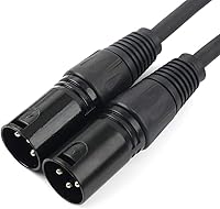 Vista 7 de Disino - Cable divisor XLR hembra a 2 macho cable de micrófono XLR Y cable divisor equilibrado (3 pines macho a 1 hembra) - 1.5 pies