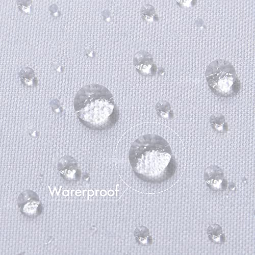 MIULEE Water Resistant Memory Foam Outdoor Pillow Inserts #TOP27