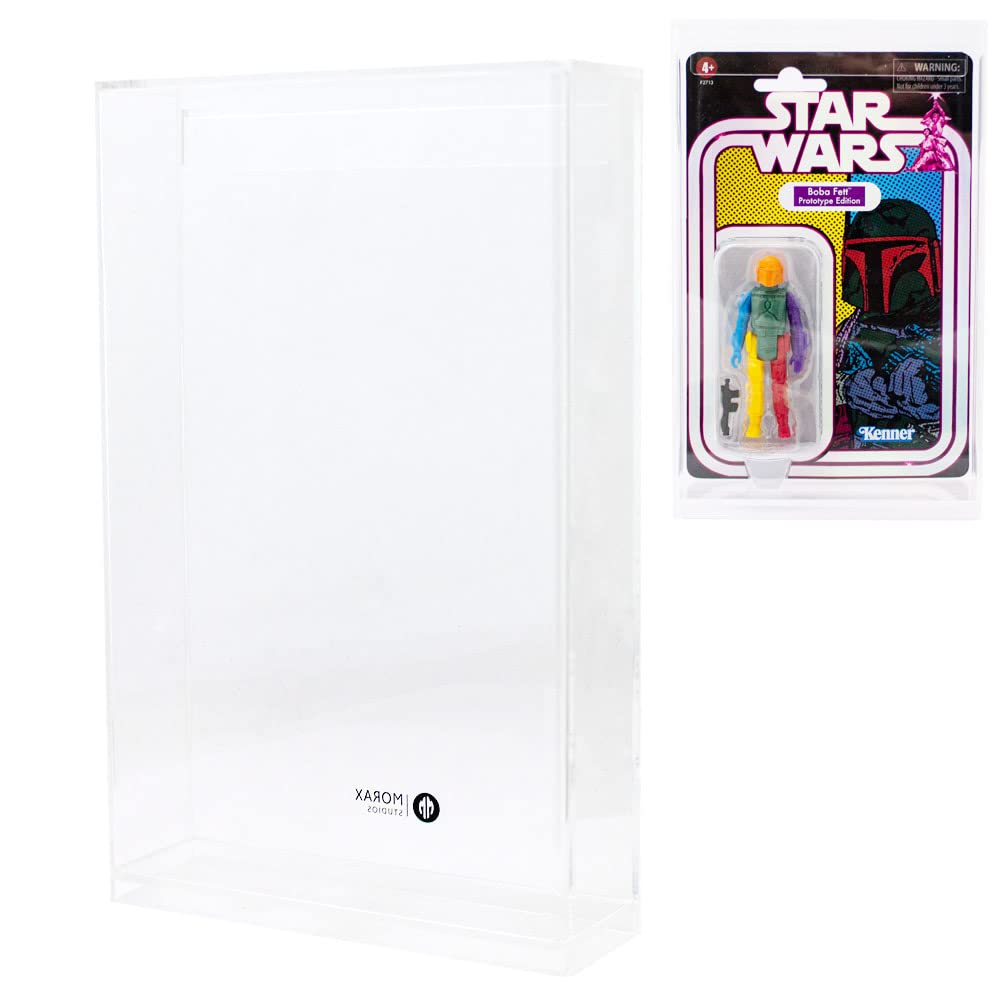 Morax Acryl Case STAVO FLIP Aufbewahrungsbox Schaukasten für Reaction Figuren Star Wars (3 Stück)