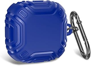 Coverzone Samsung Galaxy Buds Live ile uyumlu Kulaklık Kılıf Darbeye Dayanıklı Fundamental Sert Koruyucu Toz ve Kirden Koruyan Galaxy Buds Live ile uyumlu Kılıf Lacivert
