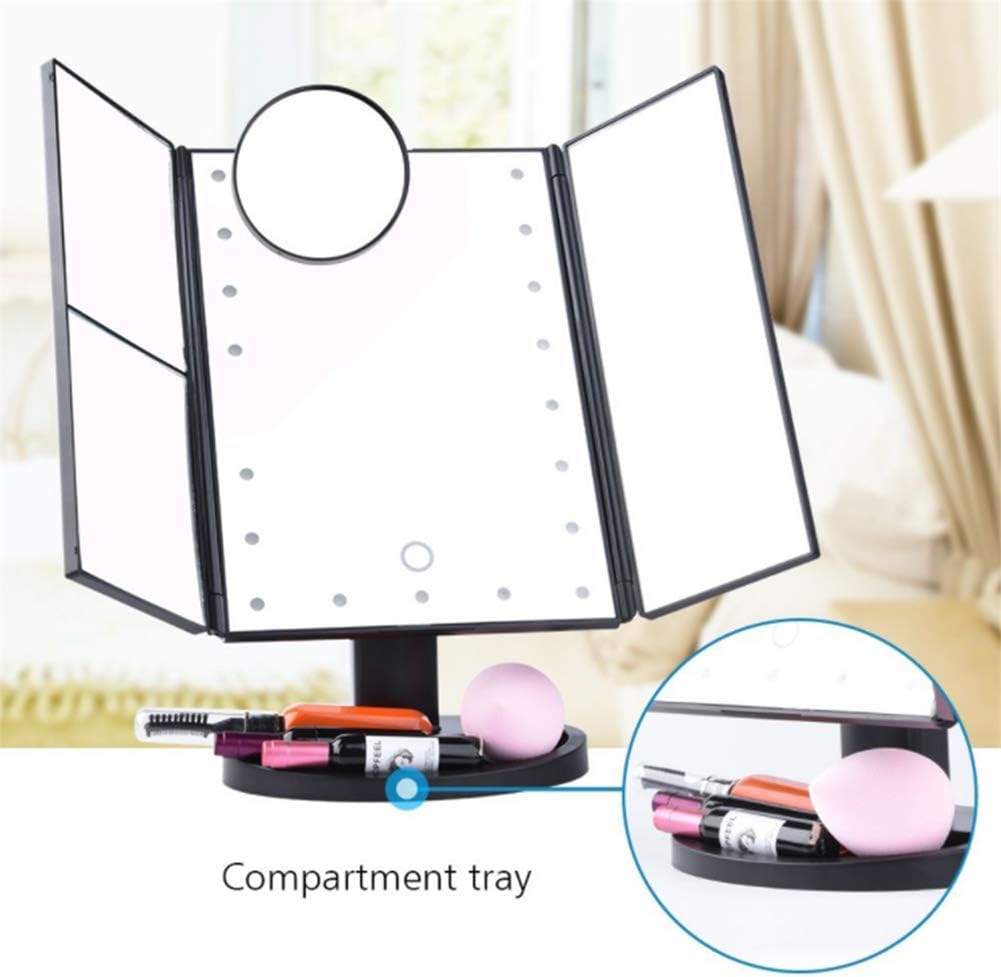 Luminated Dressing Table Mirror with 22 LED Lights Eco-Friendly Material Modern and Simple Design Structure Sturdy l and Convenient image 5