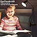 BOHON Desk Lamp 5 Color Modes 10 Brightness Dimmer Reading Light 10W 38 LED Clamp Lamp with Auto Off Timer 360° Flexible Neck Clip on Light for Bed Bedside, AC Adapter Include